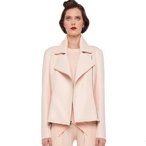 Norma Kamali Vegan Leather Gang Jacket